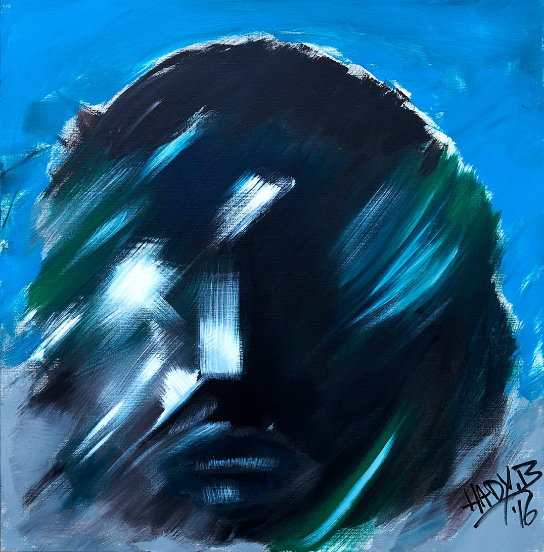 BLUE DREAM acrylic painting by Hady Beydoun