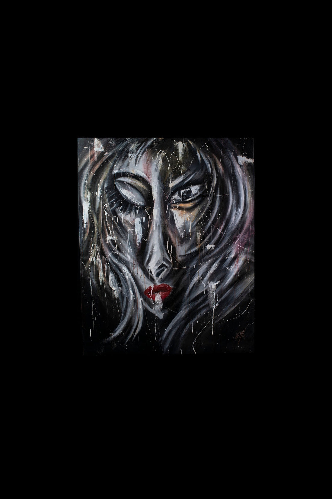 PATRICIA, 100 x 127 cm oil on linen by Hady Beydoun