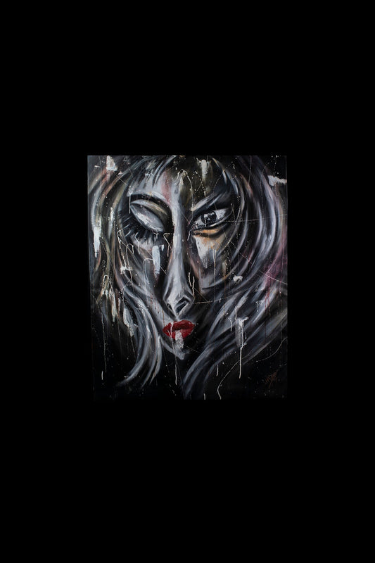 PATRICIA, 100 x 127 cm oil on linen by Hady Beydoun