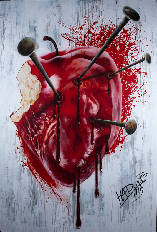 SACRED HEART contemporary figurative painting by Hady Beydoun Art