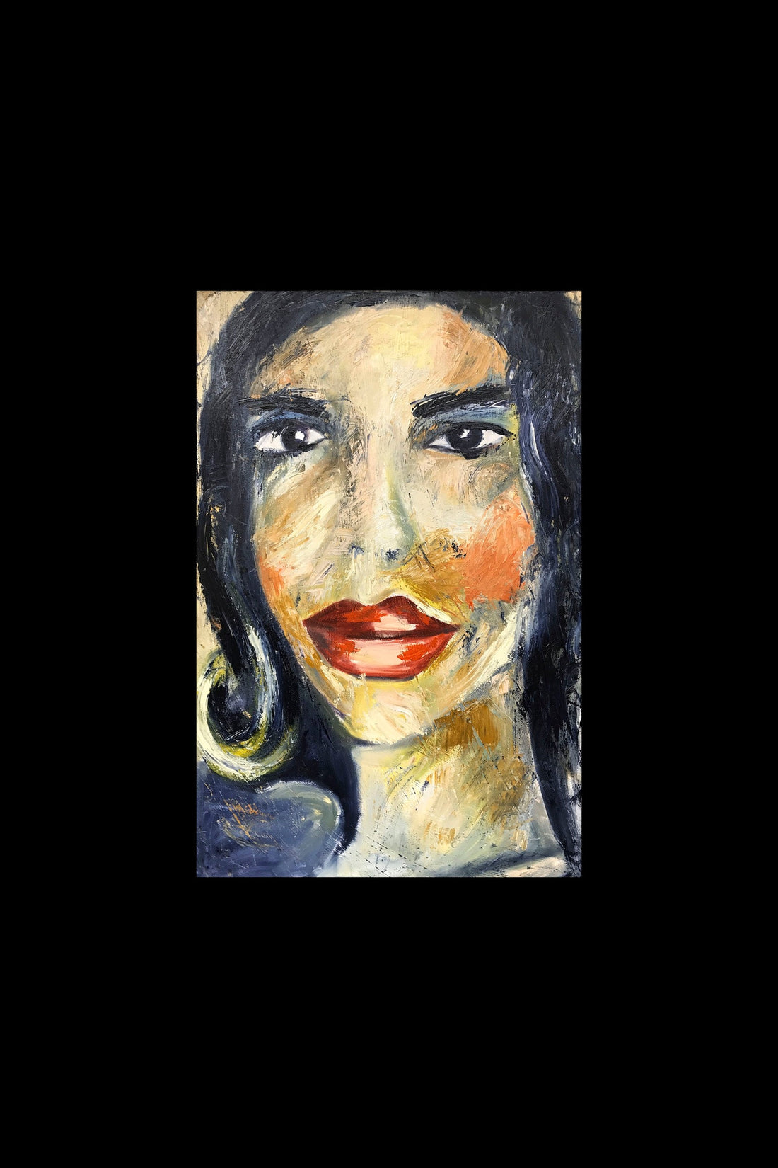 THEA contemporary expressionist painting by Hady Beydoun Art