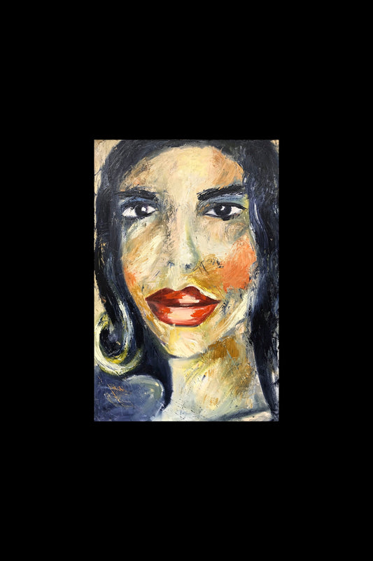 THEA contemporary expressionist painting by Hady Beydoun Art