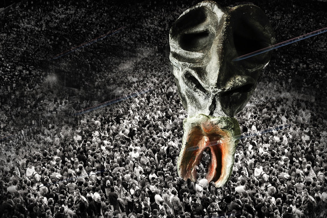 THE MANUFACTURE OF CONSENT dystopian art print by Hady Beydoun Art