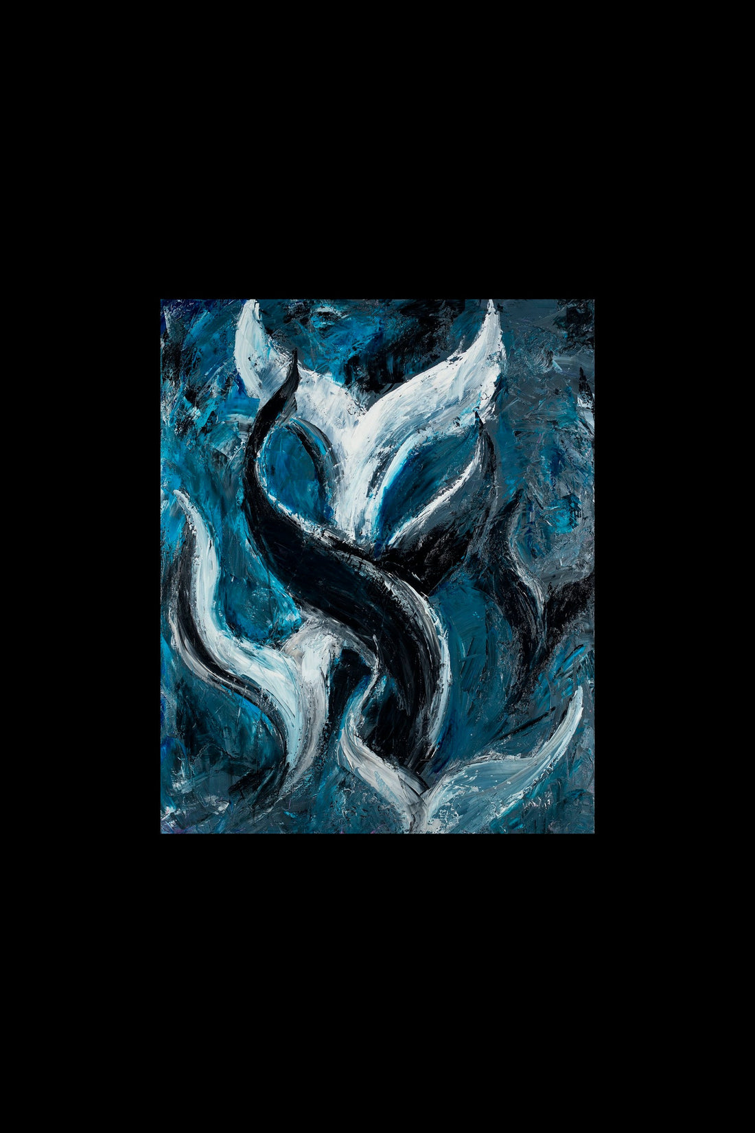 Whales original painting by Hady Beydoun