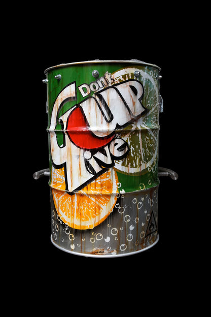 DON’T GIVE UP BARREL CHAIR