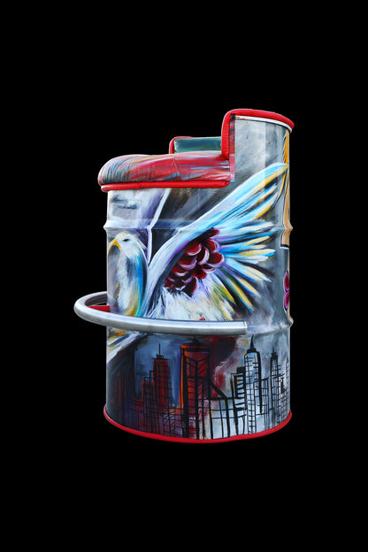 KILLING TIME BARREL CHAIR