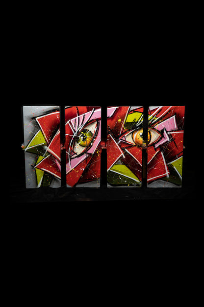 ROSE EYE TABLE - SILVER