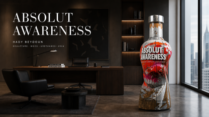 ABSOLUT AWARENESS modern office landscape ad